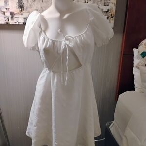 Elegant White Women's Nightgown